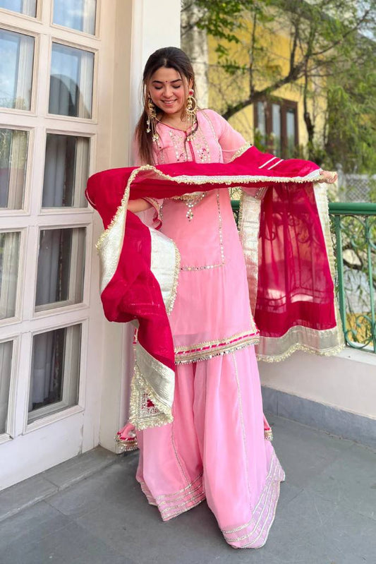 PREMIUM READYMADE ANARKALI SUIT SET (3 PCS)