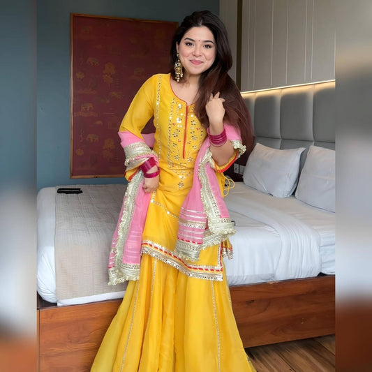 PREMIUM READYMADE ANARKALI SUIT SET (3 PCS)