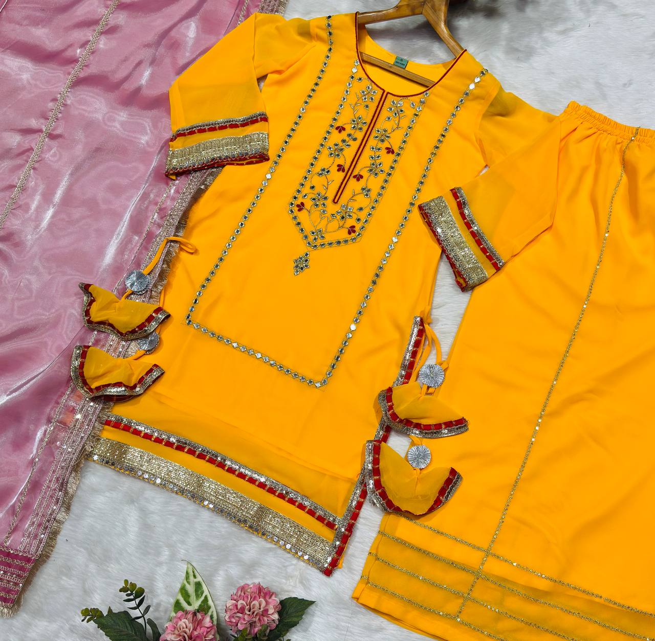 PREMIUM READYMADE ANARKALI SUIT SET (3 PCS)
