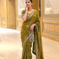 Designer Party Wear Fendy Satin Silk Saree