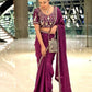 Designer Party Wear Fendy Satin Silk Saree