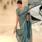 Designer Party Wear Fendy Satin Silk Saree