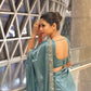 Designer Party Wear Fendy Satin Silk Saree
