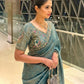Designer Party Wear Fendy Satin Silk Saree