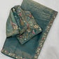Designer Party Wear Fendy Satin Silk Saree