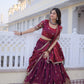 Fendi Silk With Heavy Sequins & Zari Thread Embroidered work lehenga