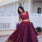 Fendi Silk With Heavy Sequins & Zari Thread Embroidered work lehenga