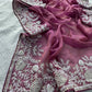 Wedding Special Party Wear Pure Gabana Silk saree
