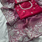 Wedding Special Party Wear Pure Gabana Silk saree