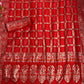 Pure soft viscose georgette sarees with amazing weaving patola
