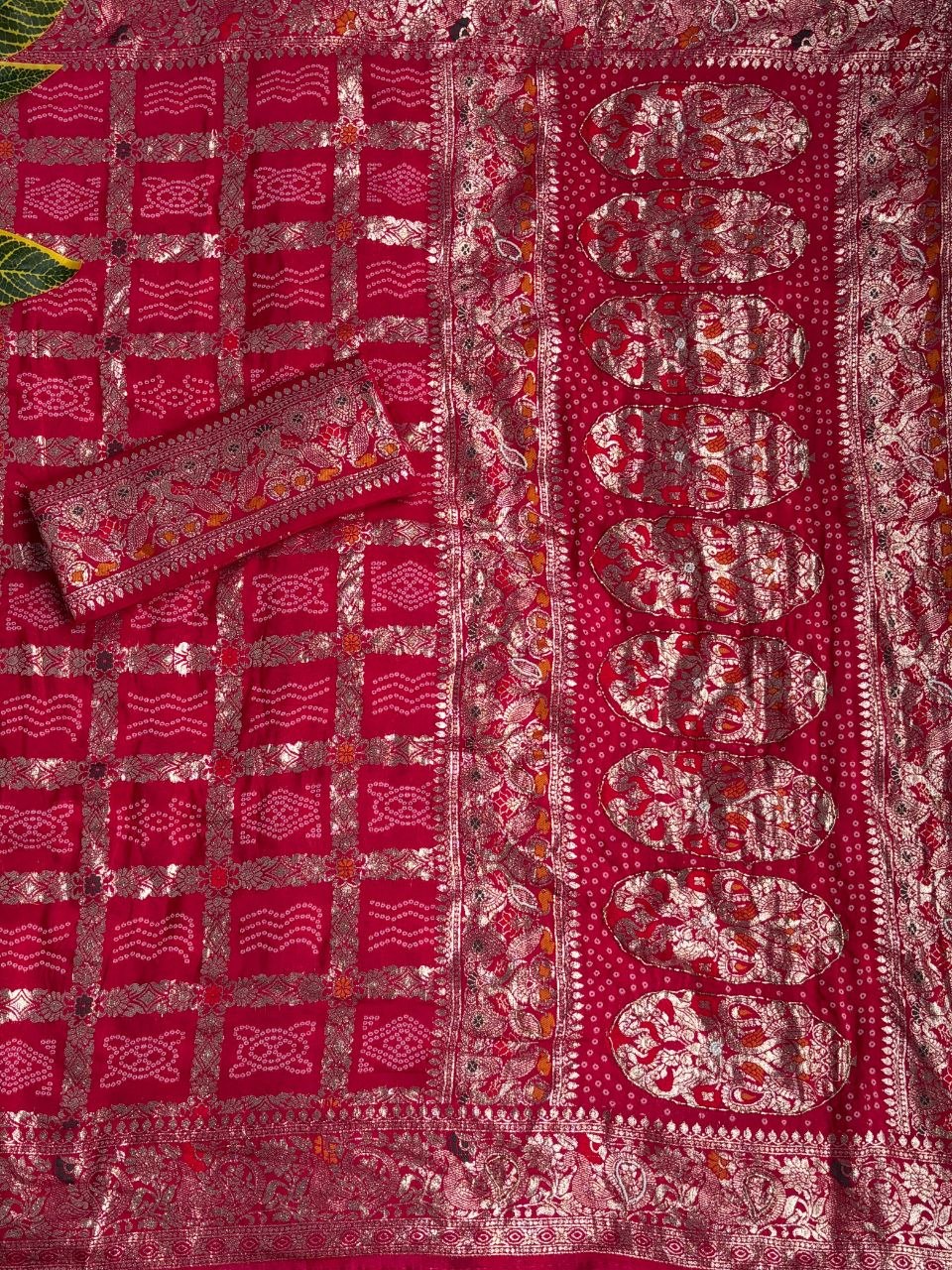 Pure soft viscose georgette sarees with amazing weaving patola