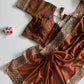 Pure soft GEORGETT silk saree