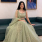 Net Multi Dori Sequence Embroidery Work Choli