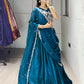 Fendy Plain Flairy Lehenga With Beads Work Belt Lehenga