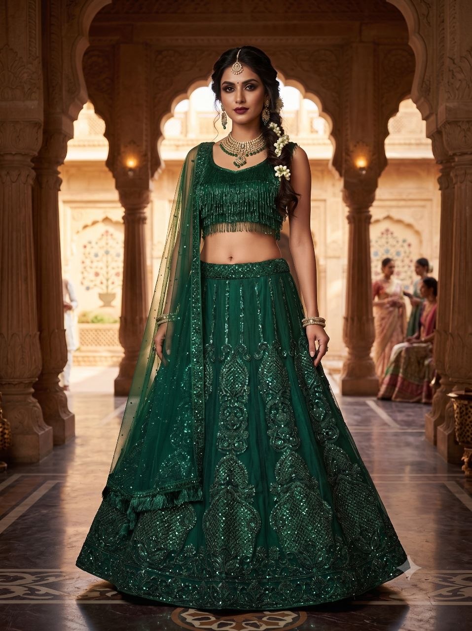 Presenting You Most Beautiful Pushpa Lehenga Set