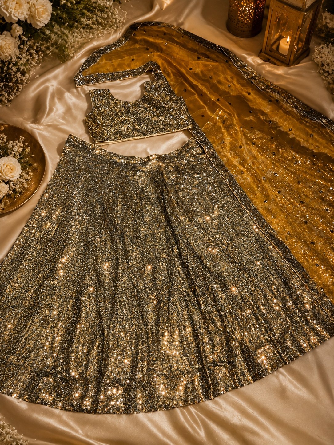 Presenting You Most Amazing Sequins Work Lehenga Set