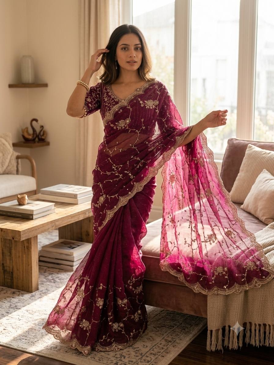 Soft Frendy Chiffon Saree