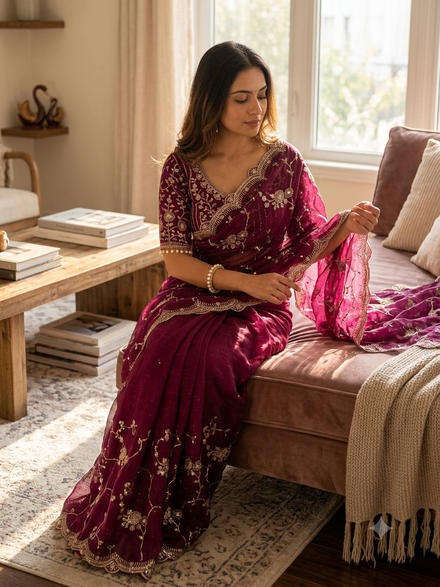 Soft Frendy Chiffon Saree