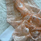 Organza Silk and the making being chikankari saree
