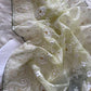 Organza Silk and the making being chikankari saree