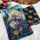 Wetless digital print with beautiful jarkhan work saree