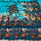 Wetless digital print with beautiful jarkhan work saree