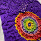 Japan sattin With original mirror work With tassels in pallu saree