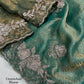 Fendy satin jacquard saree