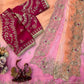 Beautiful sequins and zari embroidery work saree