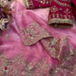 Beautiful sequins and zari embroidery work saree