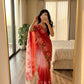 Soft pure Georgette handwork sarees
