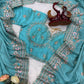 Soft NC Vichitra Beautiful Sequence and multi color Saree