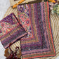 Soft Chinnon with beautiful print saree