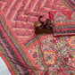 Soft Chinnon with beautiful print saree