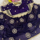 Very Soft nd Elegant rich look space silk fabric with amazing embroidery beats work saree