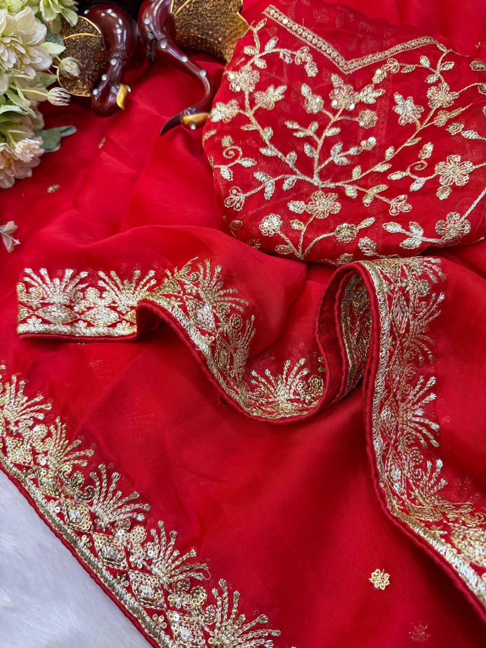 Soft Rangoli silk Saree