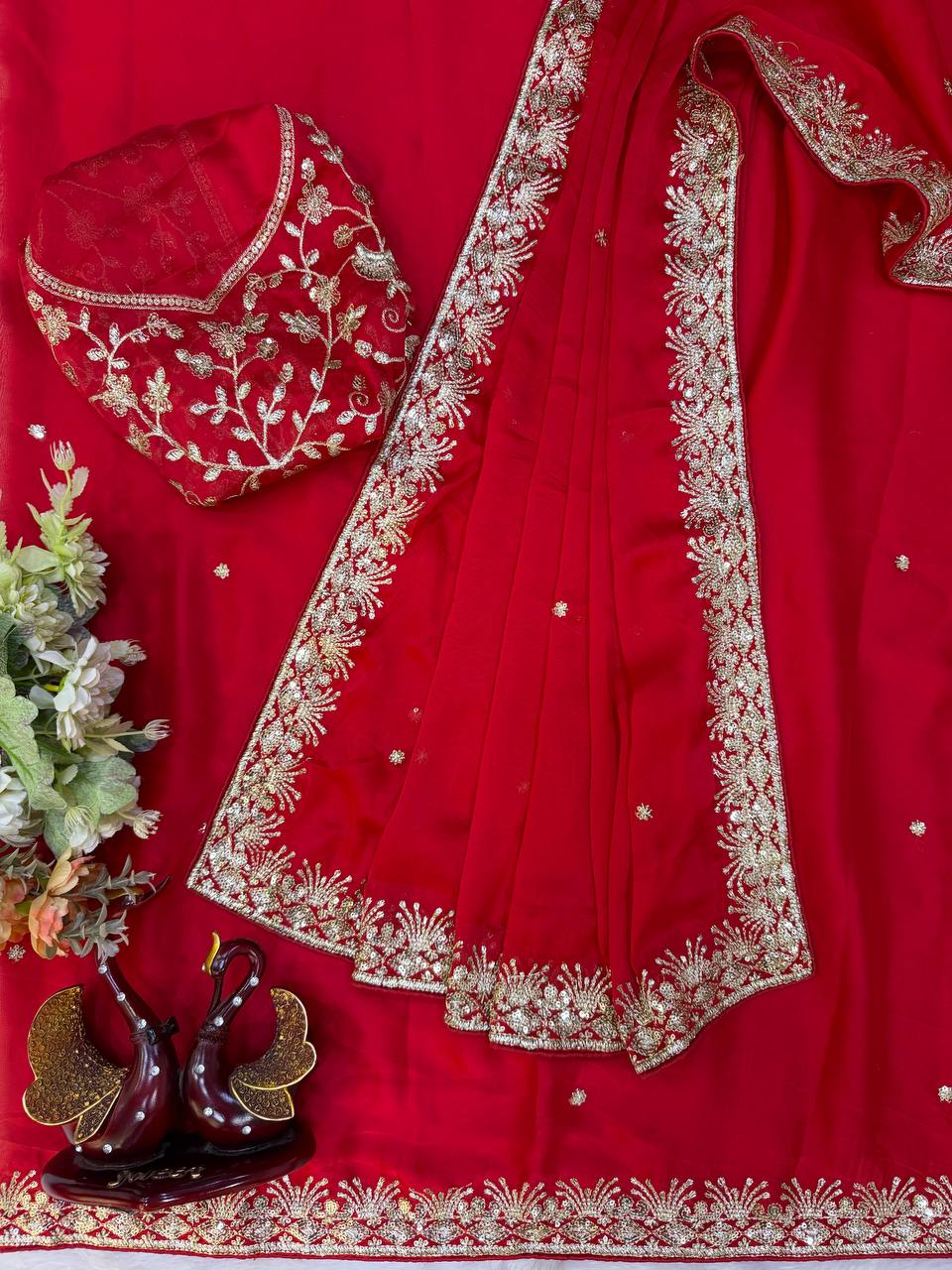 Soft Rangoli silk Saree