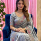 Designer Party Wear Pure Soft Tissue Silk Saree