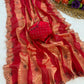Premium Space Silk Phoenix Silk Heavy Jarkhan Saree