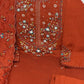 Marina Silk Multi Embroidery Thread With Hand Work Suit