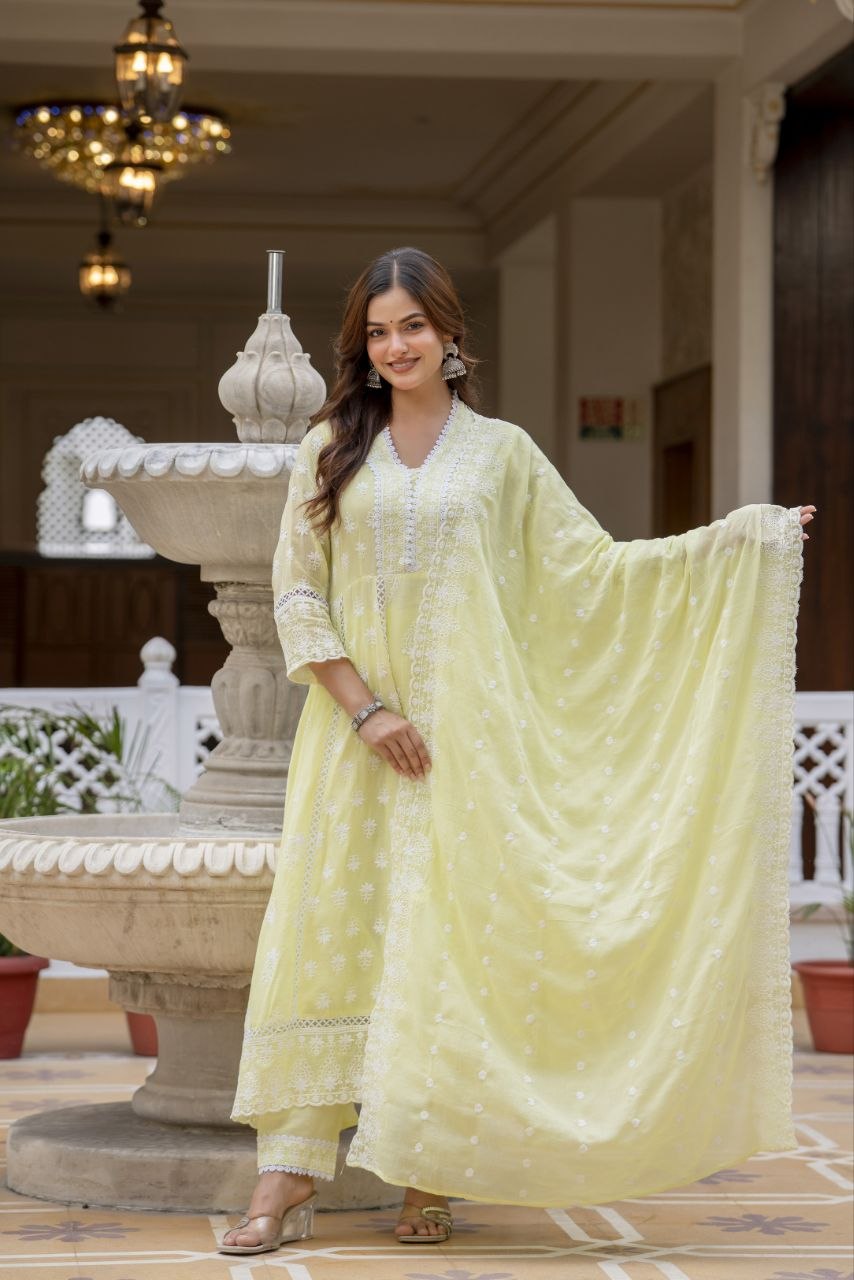 Presenting New Ready-Made Gown Pant Dupatta Collection