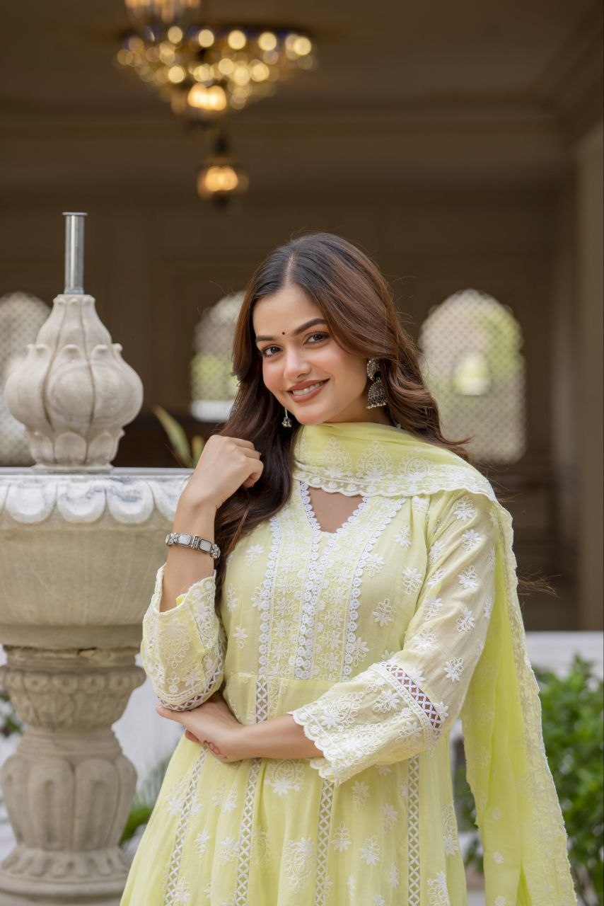 Presenting New Ready-Made Gown Pant Dupatta Collection