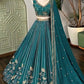 Star Goergette Zari Sequence Embroidery Work Choli