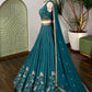 Star Goergette Zari Sequence Embroidery Work Choli