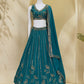 Star Goergette Zari Sequence Embroidery Work Choli