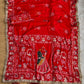 Very Pretty Nd Beautiful Women wearing this Red colour hit karvachauth saree