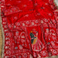 Very Pretty Nd Beautiful Women wearing this Red colour hit karvachauth saree
