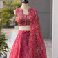 Gmy Organza digital printed lehnga