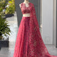 Gmy Organza digital printed lehnga