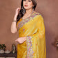 Party Wear Soft Fendy Chiffon Silk Saree